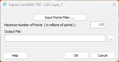 Export LandXML TIN