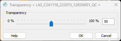 Transparency Dialog