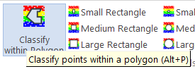Shortcut key assigned to Classify within Polygon